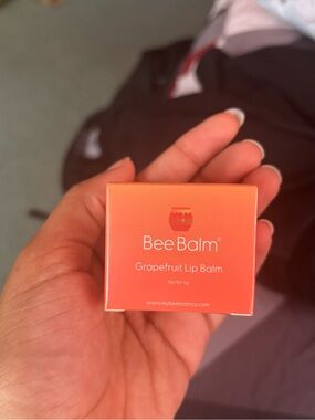BeeBalm Grapefruit Lip Balm - Orange Packaging